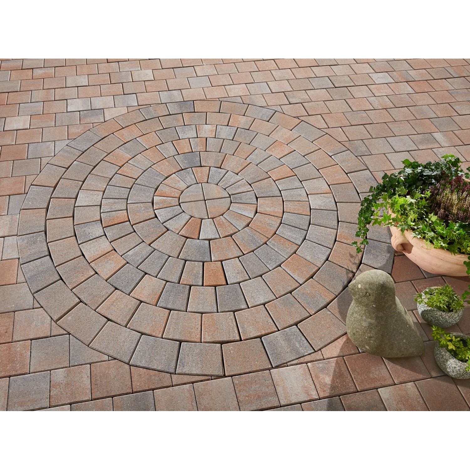 Kann Pflasterkreis Casalina Ø 197 cm x 6 cm Juranuanciert kaufen bei OBI