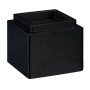 Relaxdays Möbelerhöher 4er Set Bambus Schwarz 10 cm x 11,5 cm x 11,5 cm 1 kg