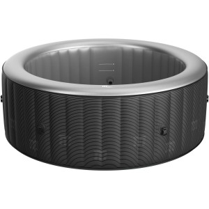 MSpa Comfort Starry AirJet aufblasbarer Whirlpool in Grau mit Hydromassage.