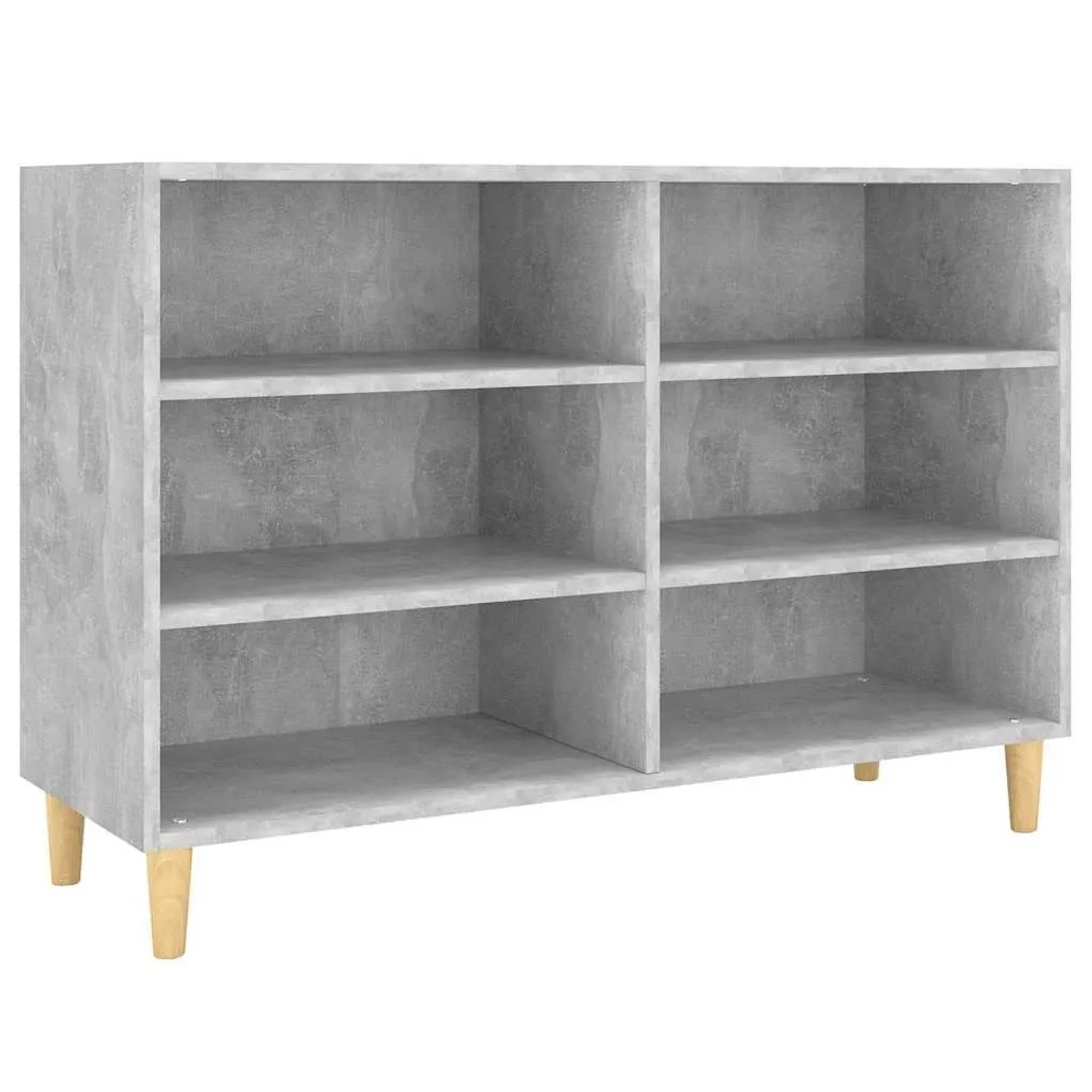 vidaXL Sideboard Betongrau 103,5x35x70 cm Holzwerkstoff 806035