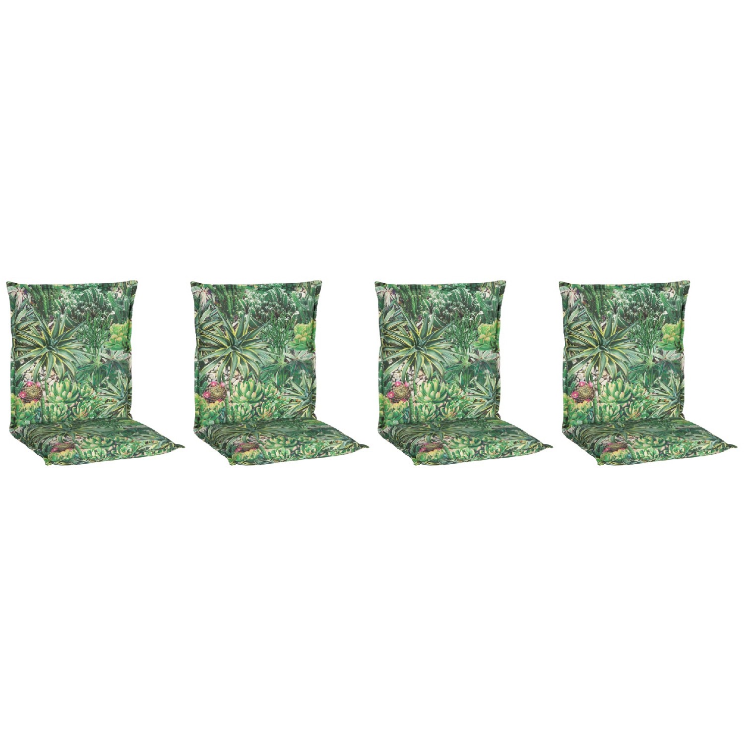Beo Sitzauflage Niedriglehner 4er-Set mit Kaktuslandschaft-Design günstig online kaufen