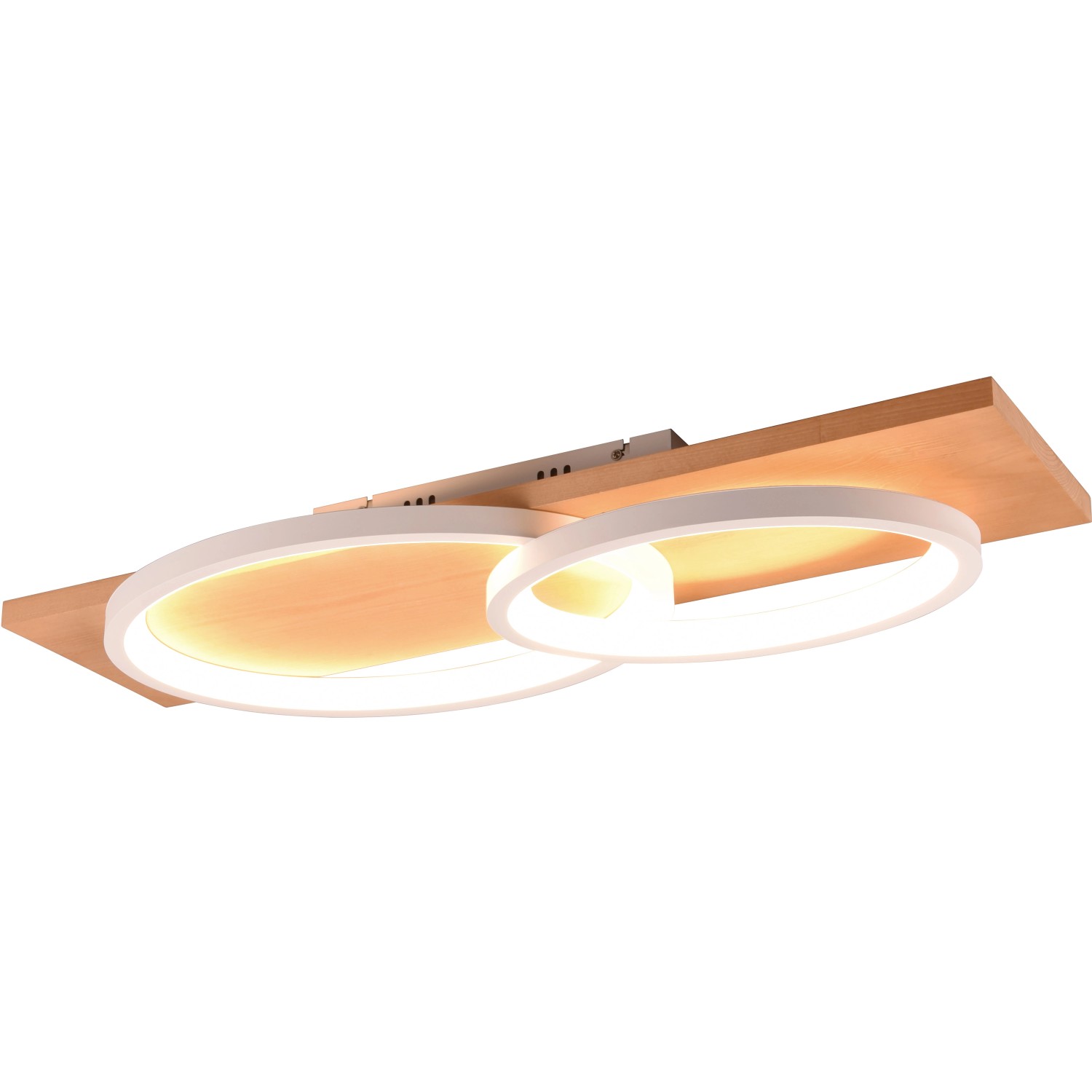 Trio LED Deckenleuchte Barca Weiß matt 10 x 75 x 33 cm
