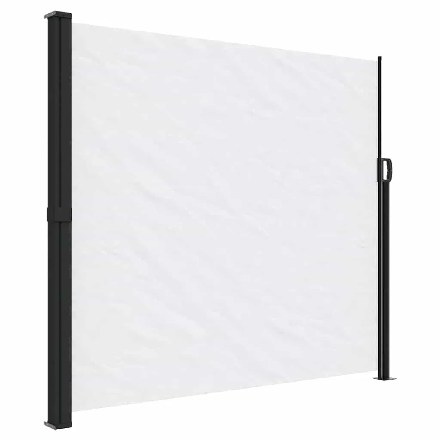 vidaXL Seitenmarkise Ausziehbar Weiß 180x600 cm 4004541