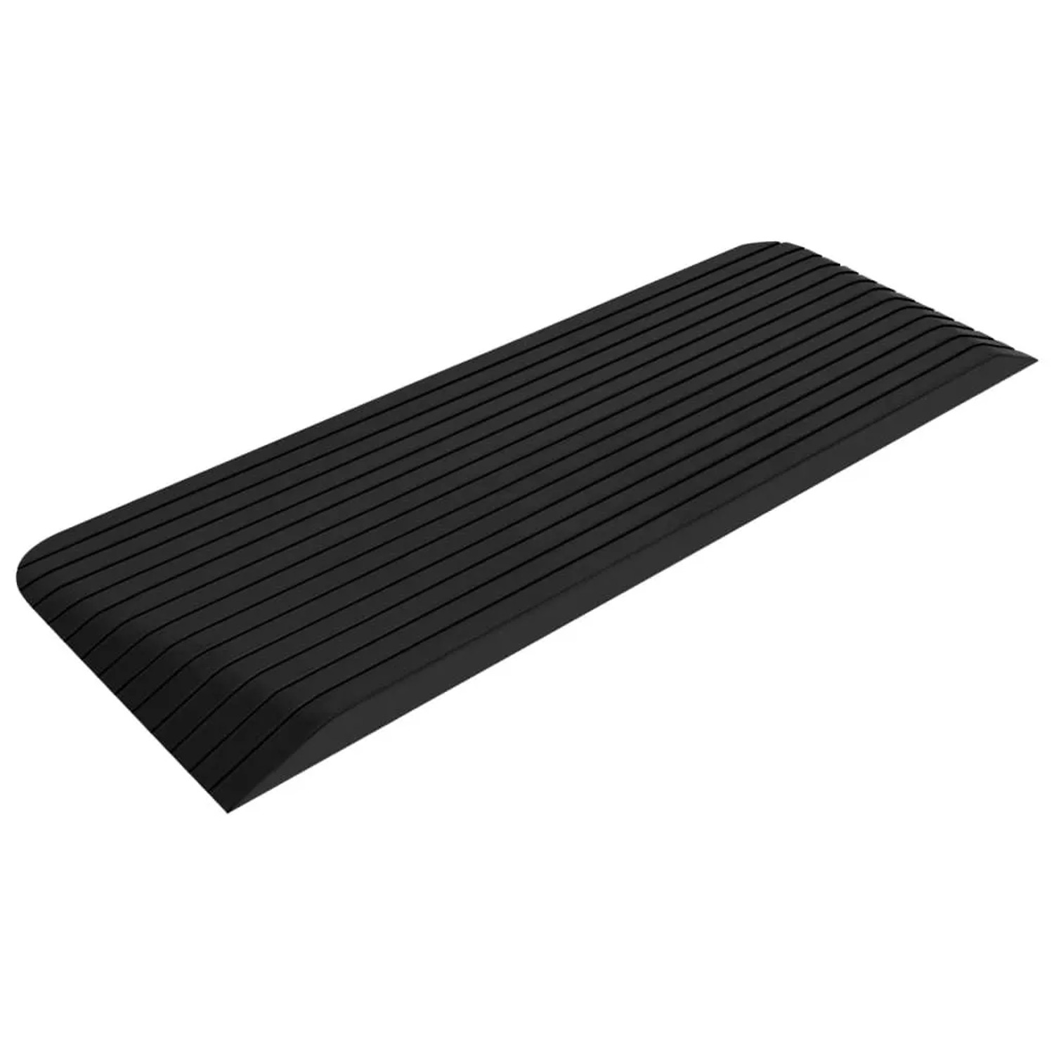 DELUKE Brückenschwellenrampe THEO 110x41x5cm Gummi Kabelbrücke Bodenschwelle Überfahrschutz