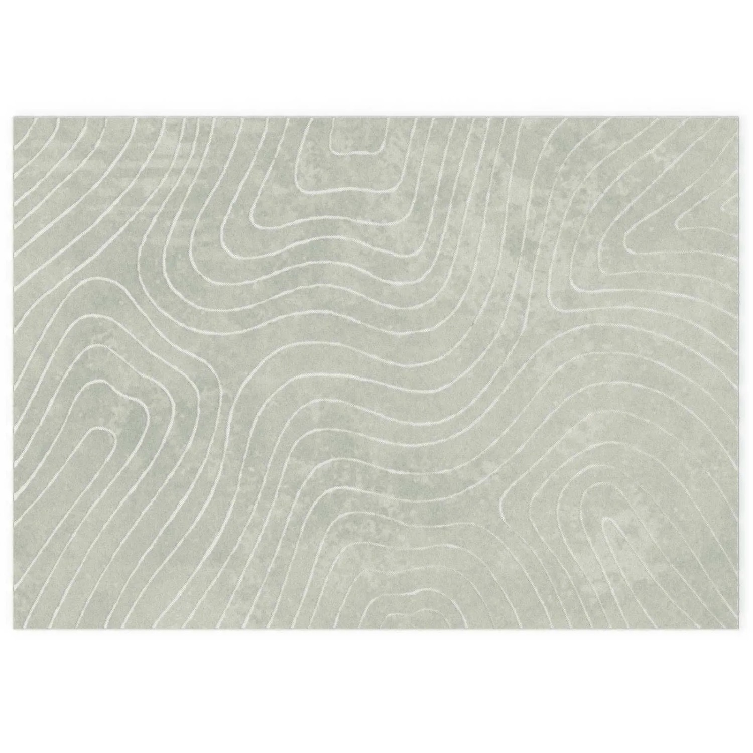vidaXL Bereichsteppiche PALMERAS Grün 340 x 240 cm Polyester 42022654