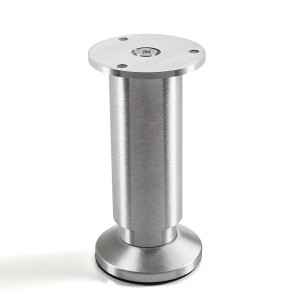 SOTECH Möbelfuß ALPHA Alu Gebürstet Höhe 120 mm