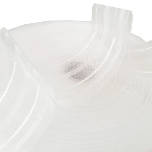 Bestgoodies Gardinenband, Faltenband 50mm, Weiß, 5m Rolle für Fenstervorhänge.