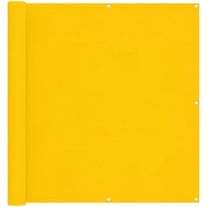 vidaXL Balkonsichtschutz Gelb 120 x 200 cm Oxford-Stoff 42030807