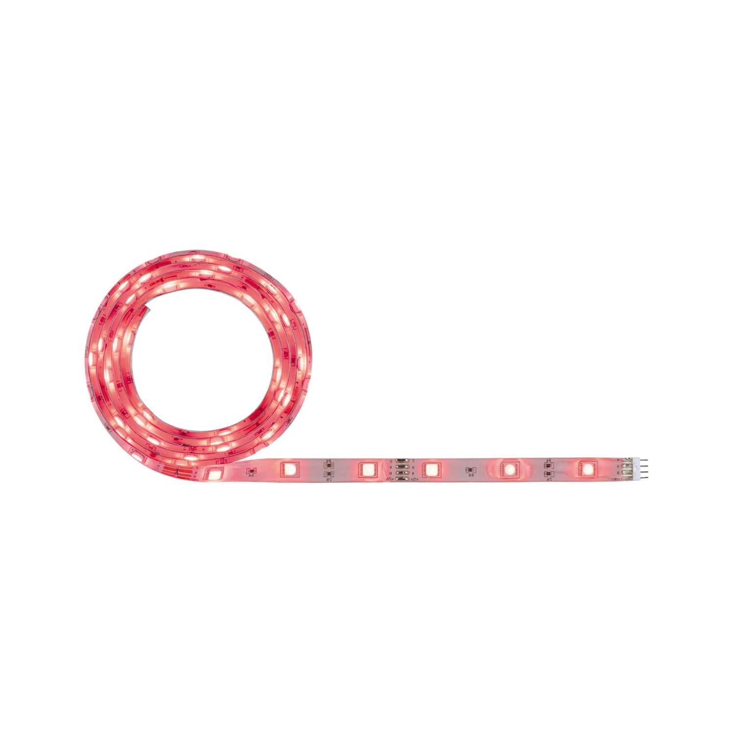 Flexibler Paulmann SimpLED Strip, 1,5 m, RGB, weiß, für stimmungsvolle Lichtakzente.