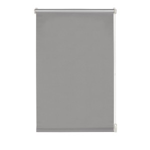 Graues, energiesparendes Thermo Rollo von Gardinia, 90x210 cm, zur einfachen Fenster Montage.