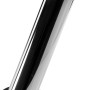 Hettich Theken-Konsole, rund, 165 mm, verchromter Stahl, 2 Stück. Möbelbein für Arbeitsplatten.