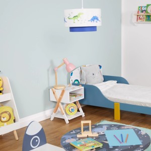 Relaxdays Kindernachttisch MDF Kiefernholz Offenes Fach 42 cm x 34 cm x 30 cm 3,4 kg