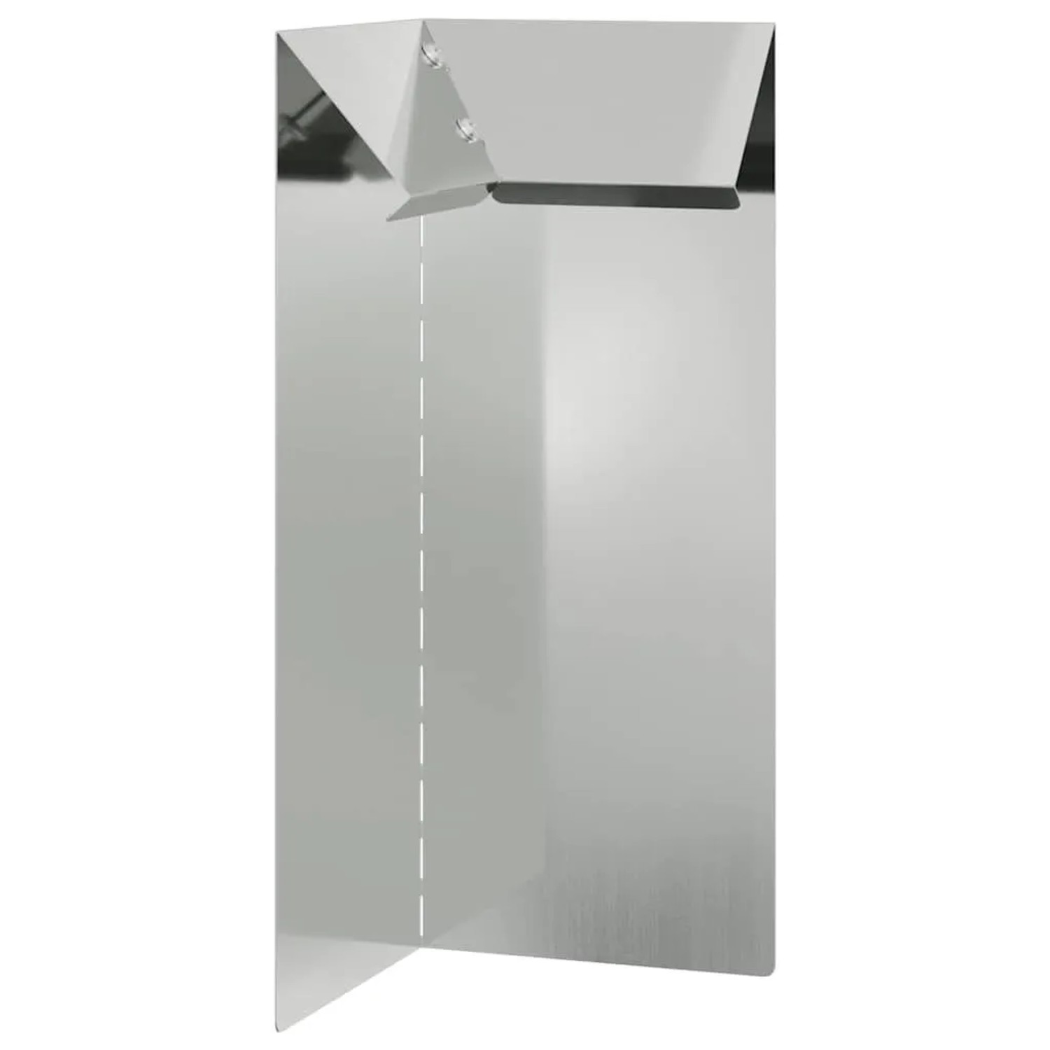 vidaXL Schneckenzaun Silber 10 x 10 x 25 cm Verzinkter Stahl 874875