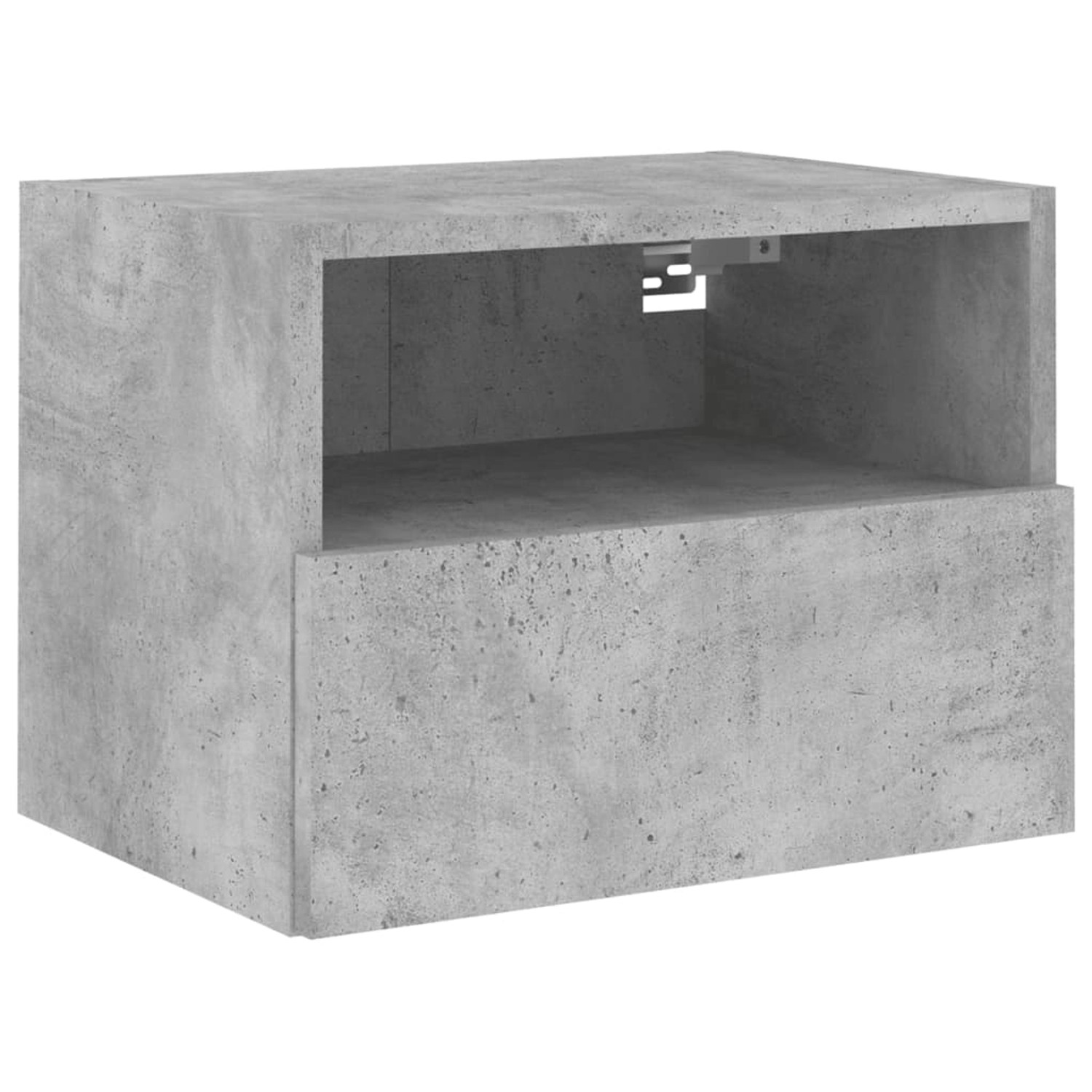 vidaXL TV-Wandschrank Betongrau 40x30x30 cm Holzwerkstoff 836846