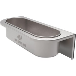 Landmann Soßenhalter aus Edelstahl mit Magnet für Grillutensilien.