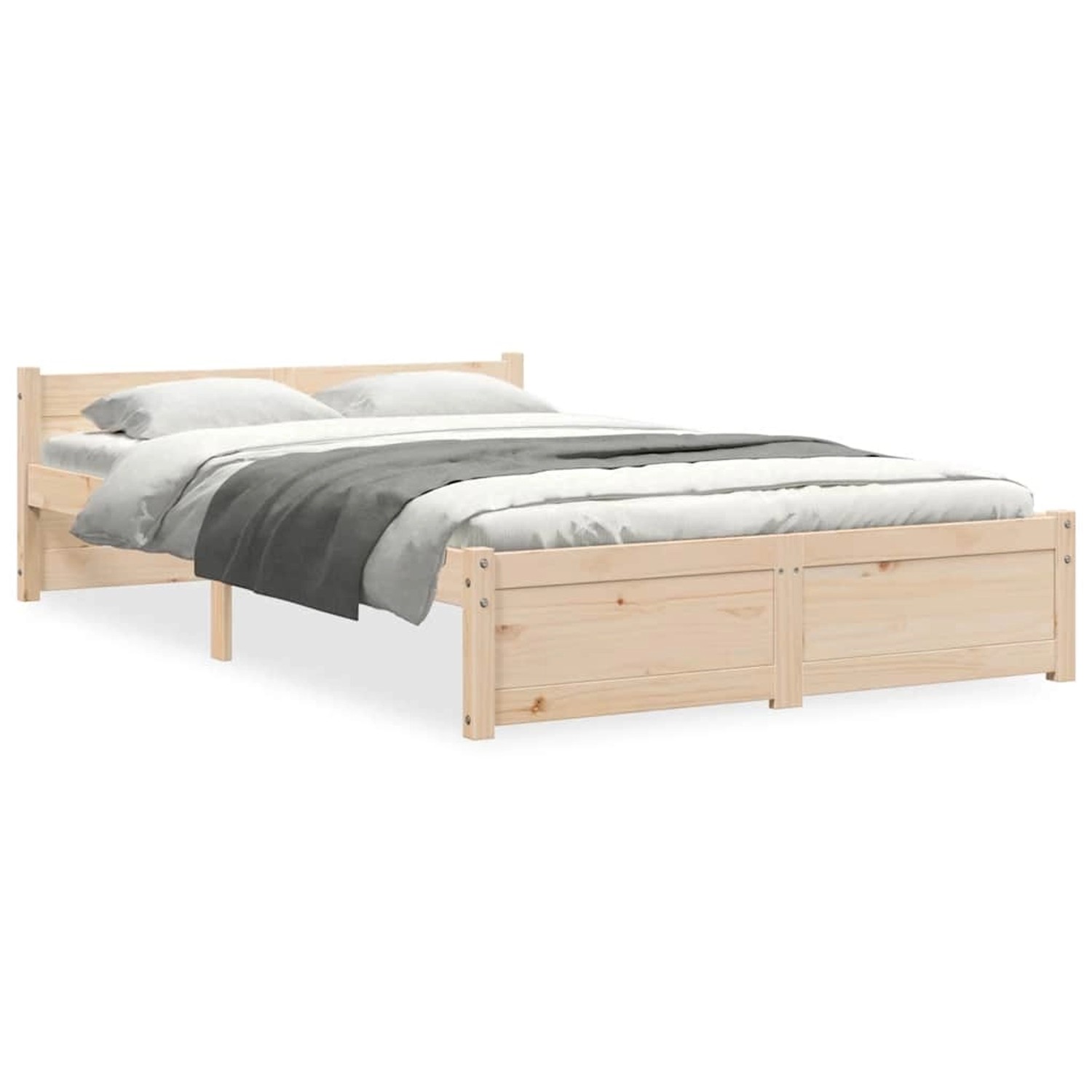 vidaXL Massivholzbett 120x190 cm 815014 günstig online kaufen