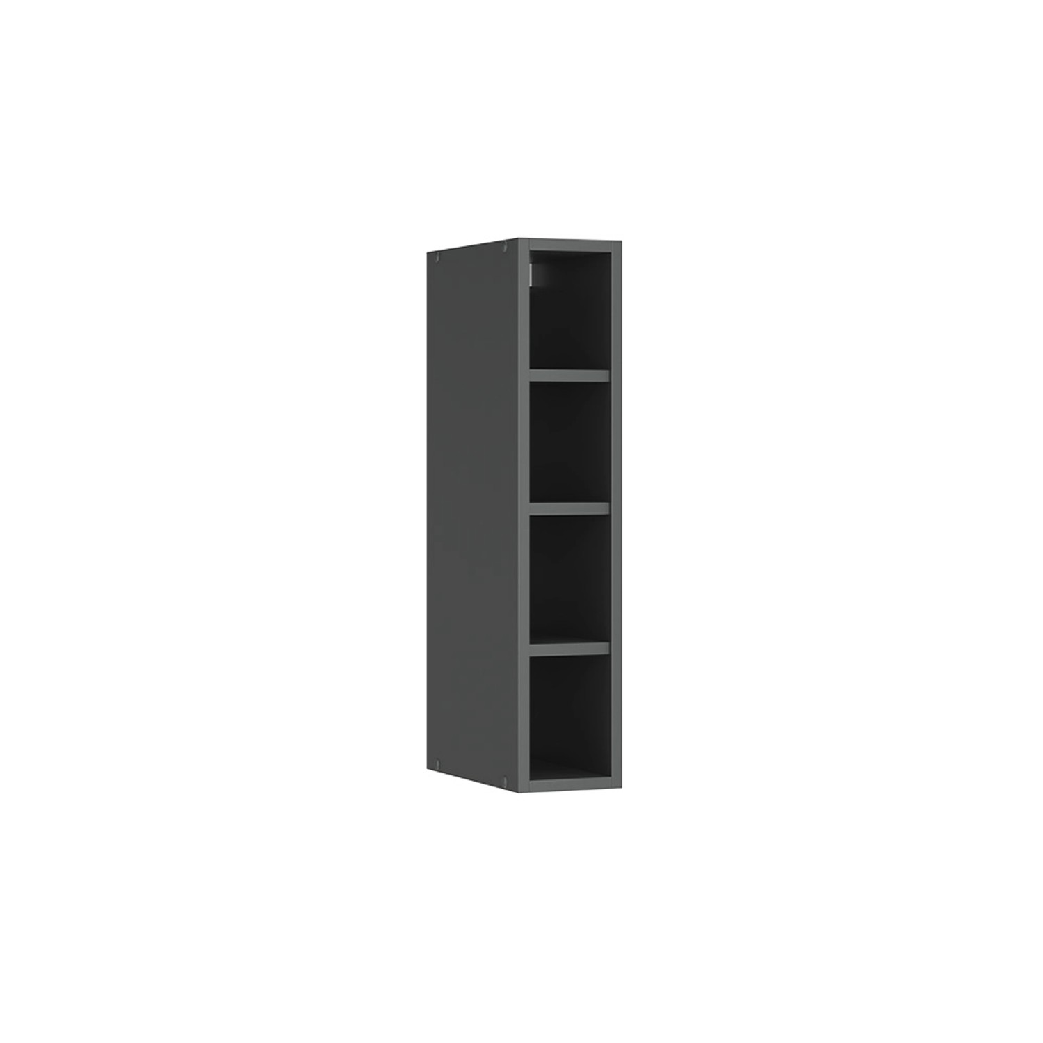 Vicco Hängeschrank Fame-Line Offener Küchenschrank Anthrazit 15 cm