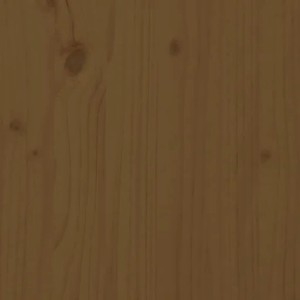 Nachttische (2 Stk.) honigbraun, Kiefer Massivholz. Detailansicht der Holzmaserung.