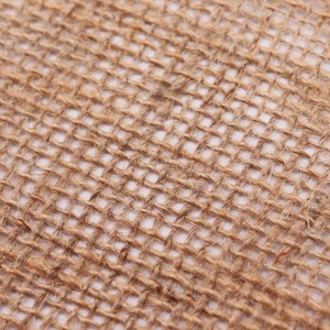 Nahaufnahme Jutegewebe, Aquagart Jutematte, 215g/m², Gartenhelfer, robustes Naturmaterial