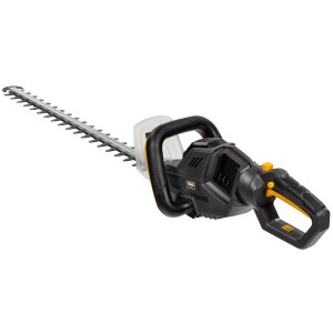 Texas 20V Akku-Heckenschere HTX2020 mit 61 cm Schwert, schwarz/gelb.