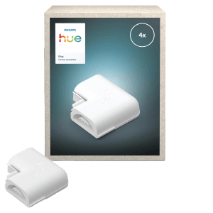 Philips Hue L-Verbindungsstück Flux für LED-Streifen 4 Stück Weiß