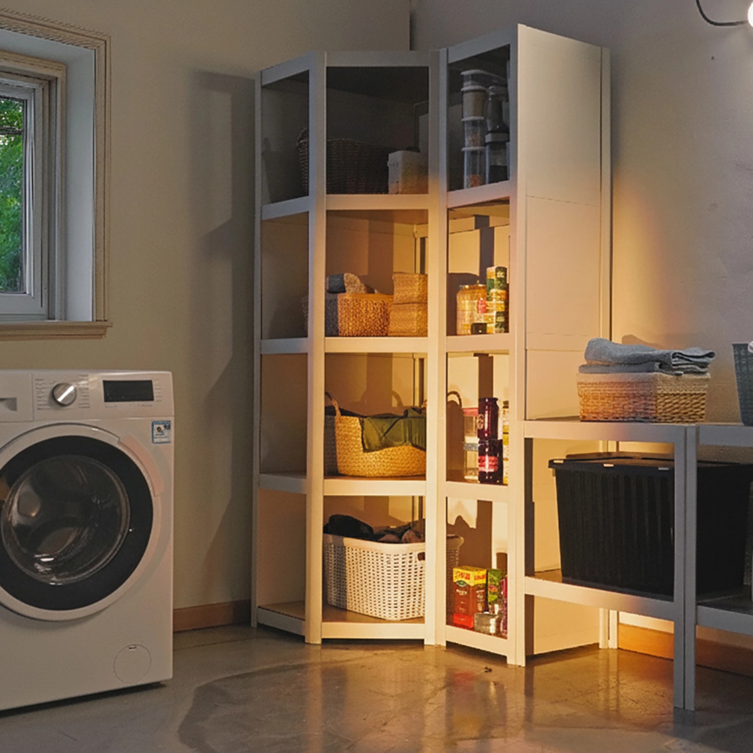 Ar Shelving Lochwand Rivet Style M 43 x 67 cm Grauweiß FSC®_10