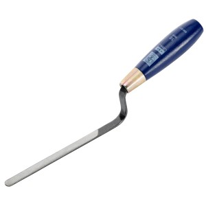 LUX Fugenkelle 10 mm Classic mit Holzgriff zum Verfugen von Ziegel- und Klinkersteinen.