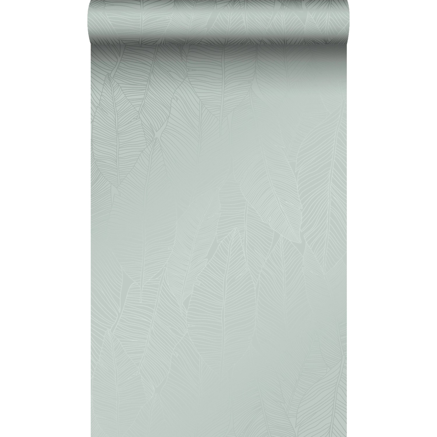 Origin Wallcoverings Tapete Blätter Hellblau 53 cm x 10.05 m günstig online kaufen