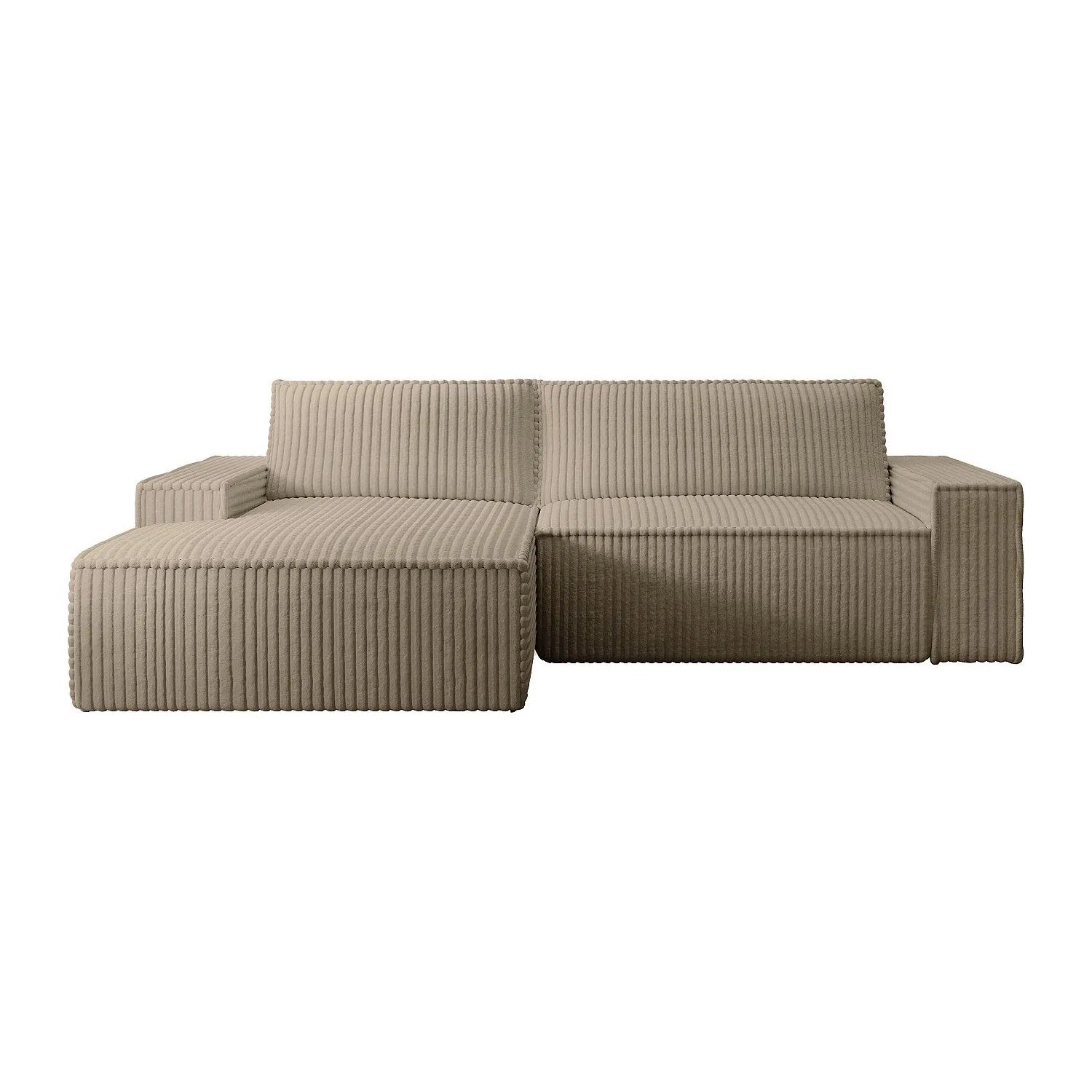 Vente-unique Schlafsofa Amelia Taupe 267 cm