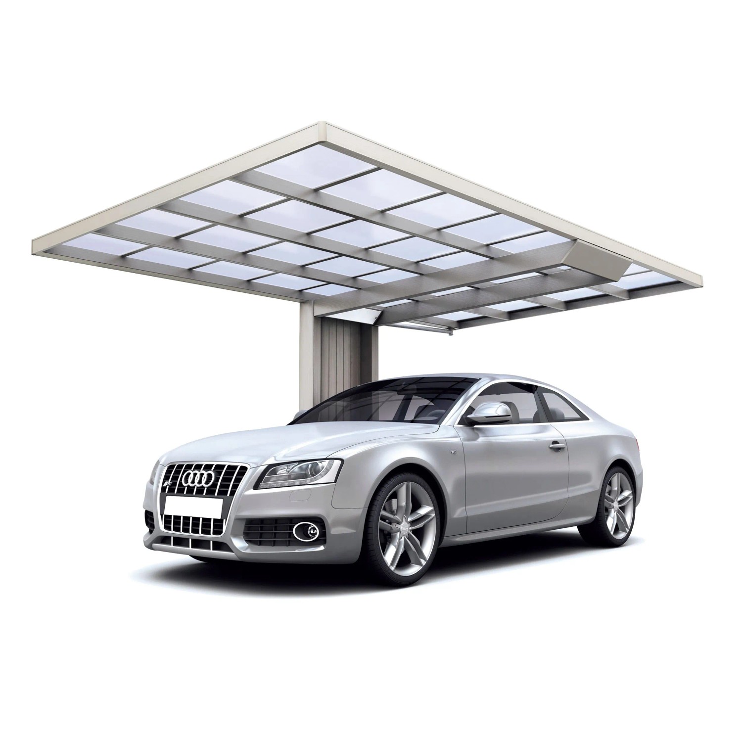 Ximax Alu Carport Neo Typ 3156 Typ 90 Edelstahl-Look 308 x 555cm Sonderfert günstig online kaufen