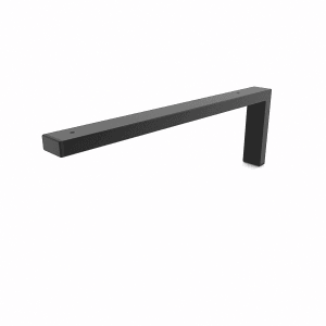 Schwarze HEVVA Waschtischhalterung MAIN, 45 cm tief, für Wandmontage.