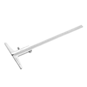 STAHLWERK Tiefenmessschieber aus Edelstahl, Messbereich 0-200 mm, DIN 862, für präzise Tiefenmessungen.