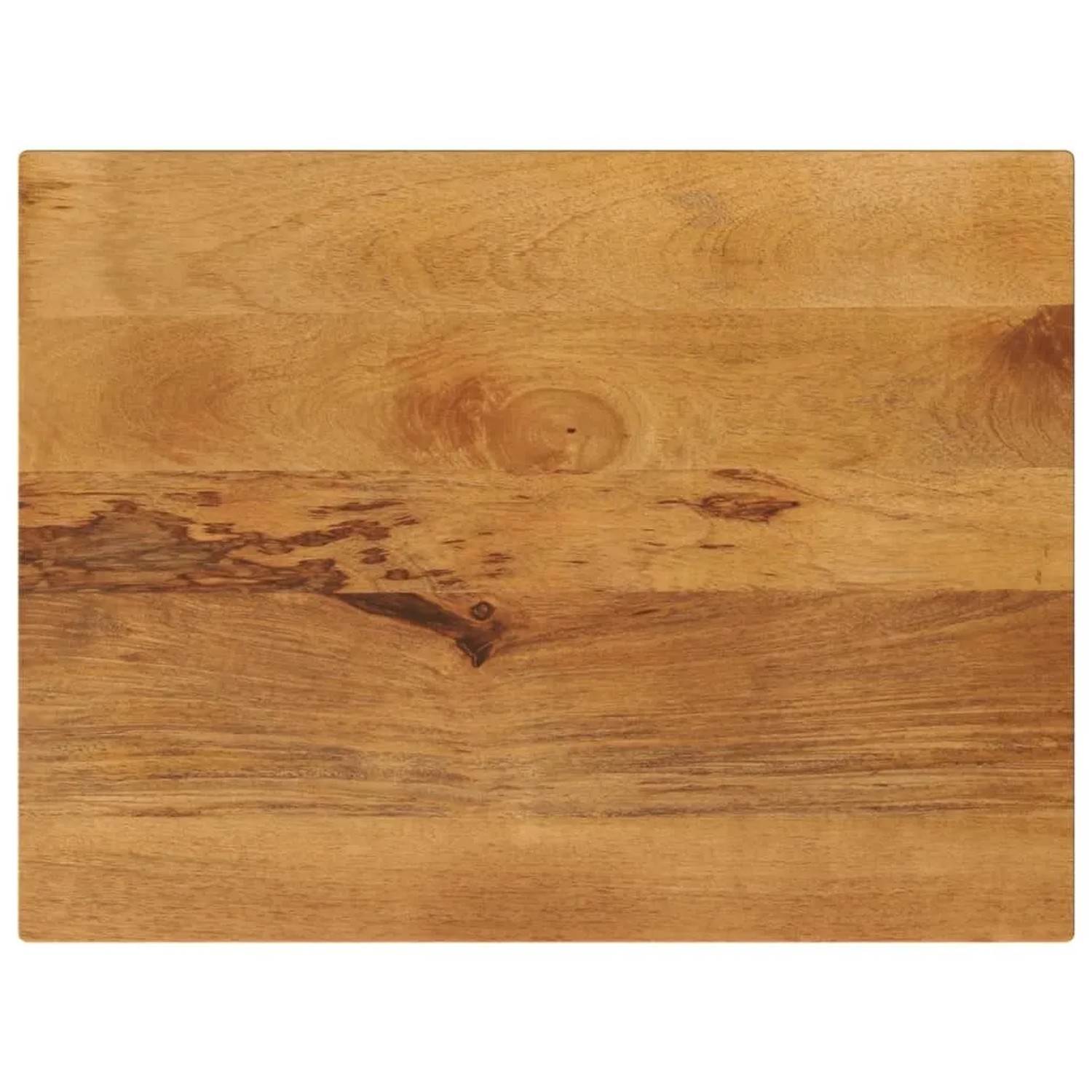 vidaXL Tischplatte 80x60x2,5 cm Rechteckig Massivholz Mango 371598