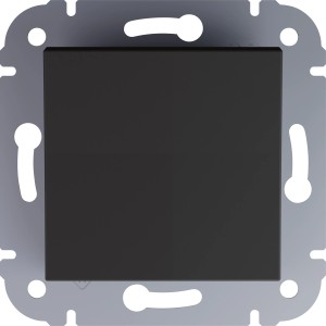 Kreuzschalter Vilma, Schwarz Matt, für Lichtsteuerung im Innenbereich.