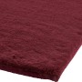 Hochflor-Teppich Blush Bordeaux, 140x80 cm. Weicher, bordeauxroter Teppich aus der Kategorie Kunstfelle.