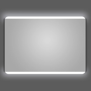 DSK Design LED-Lichtspiegel Chryst. Capelo, 50x70 cm, mit umlaufender LED-Beleuchtung.