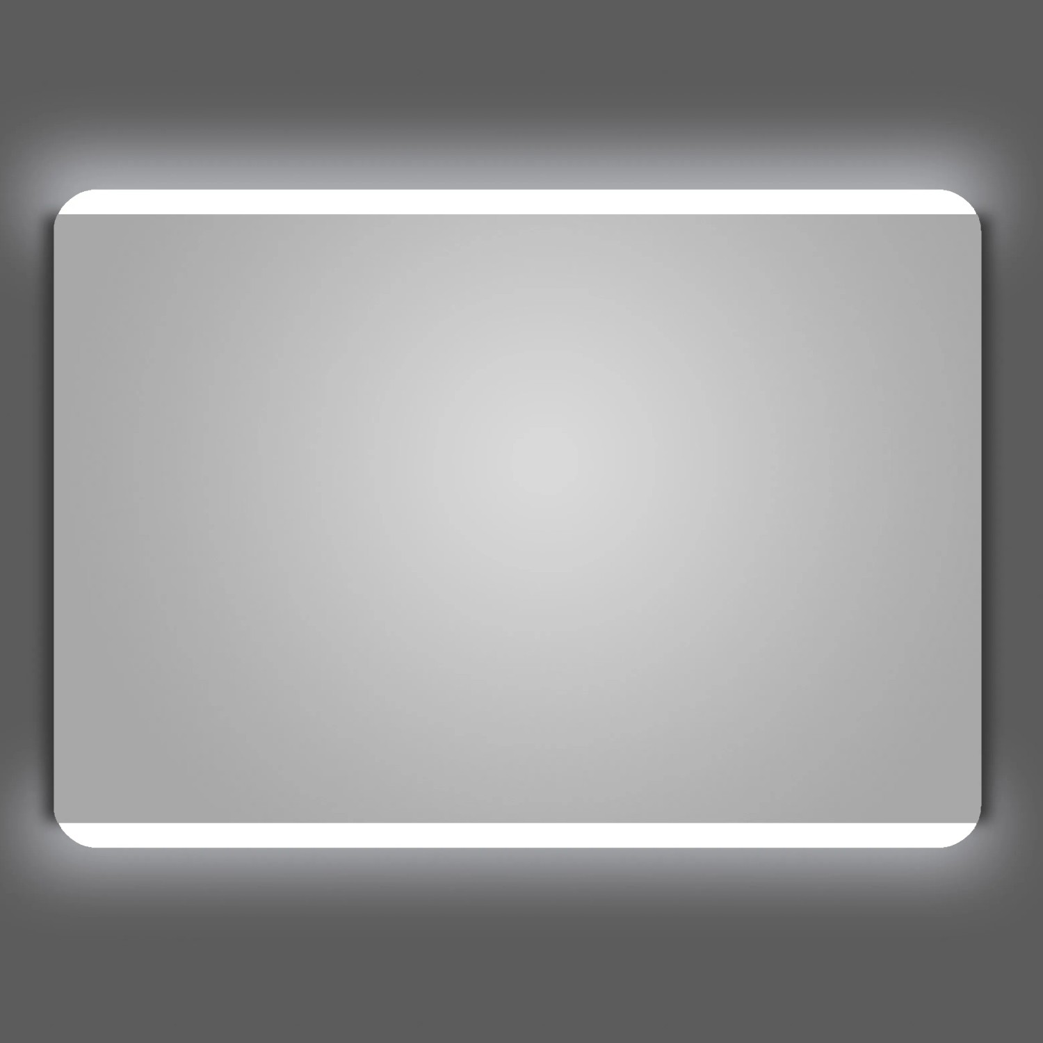 DSK Design LED-Lichtspiegel Chryst. Capelo, 50x70 cm, mit umlaufender LED-Beleuchtung.