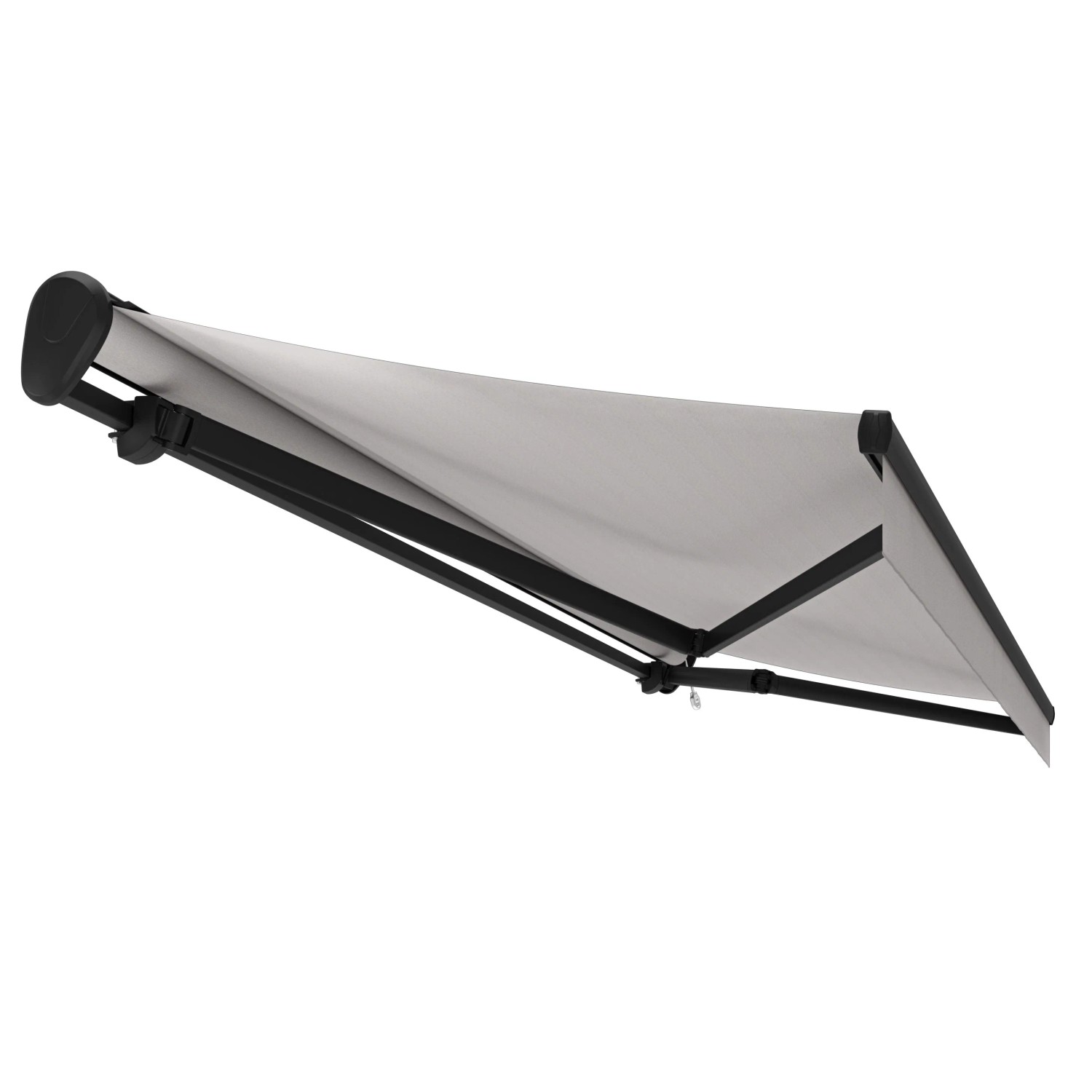 Halbkassetten-Markise Reno Anthrazit 5 x 3 m Grau