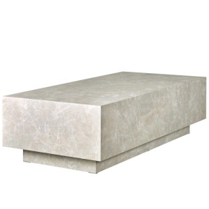 Tectake Couchtisch Lasley Minimalistisches Design Robustes Mdf In Travertinoptik 120 x 60 x 35 cm 60 x 120 x 35 cm Travertin Optik