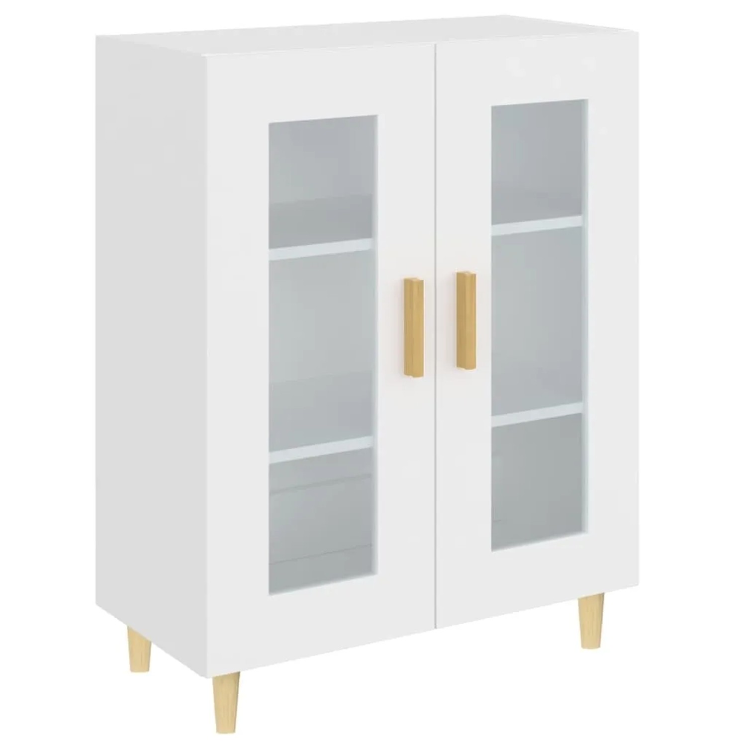 vidaXL Sideboard Weiß 69,5x34x90 cm Holzwerkstoff 812114
