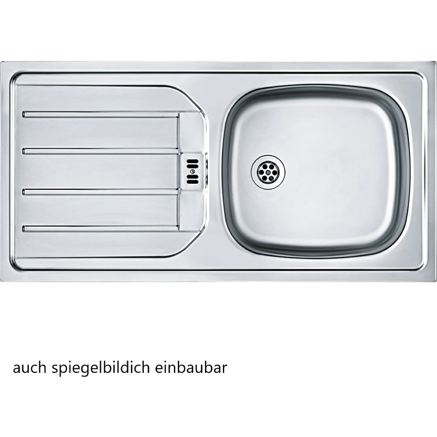 Edelstahl Einbauspüle für die Held Möbel Küchenzeile Sorrento.