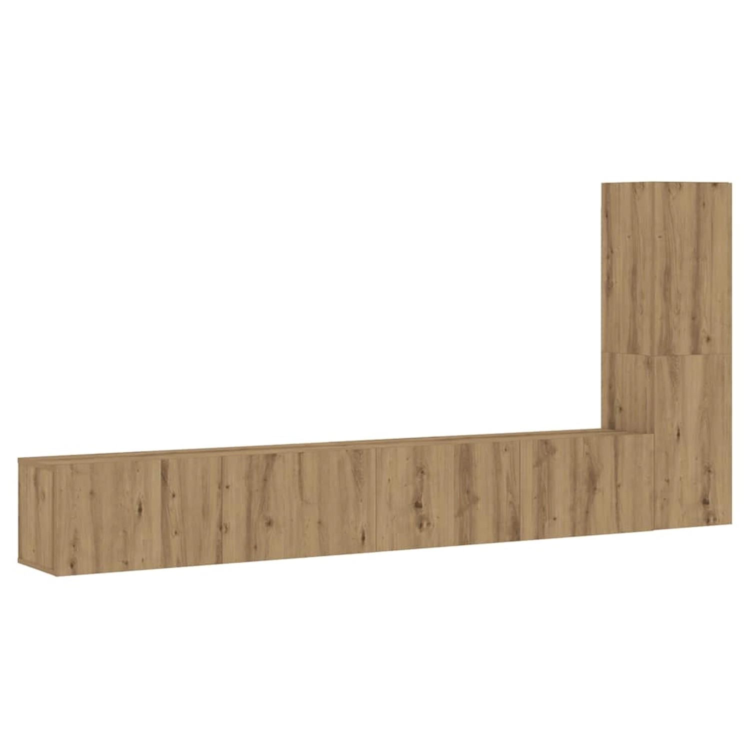 vidaXL TV-Wandschränke 3 Stk Artisan-Eiche Holzwerkstoff 3328984 günstig online kaufen