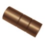 Gardinia Endstück Windsor Zylinder, Bronze, 2er-Pack für Stilgarnituren.