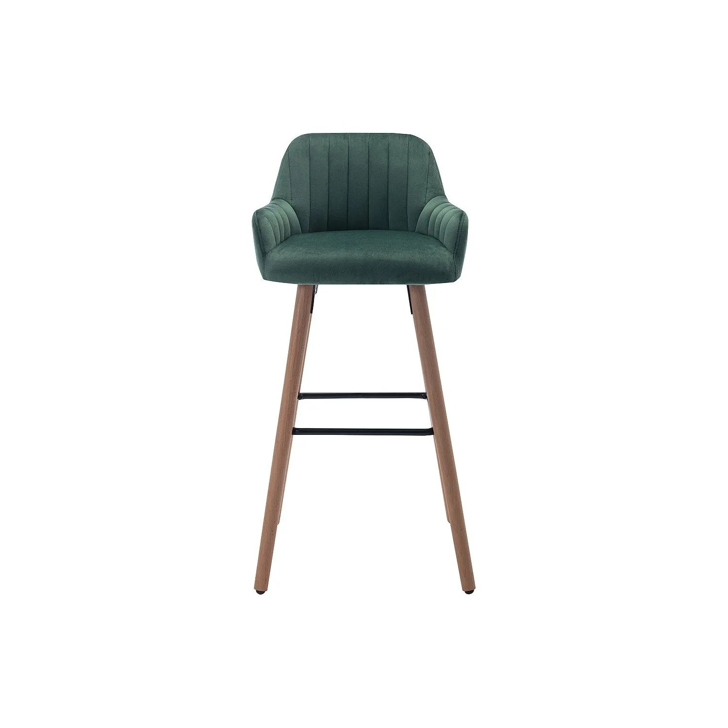 Vente-unique Barhocker Eleana Smaragdgrün 47 cm
