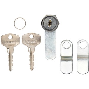 Burg Wächter Universalzylinder ZS 85 SB: Möbelschloss mit 2 Schlüsseln und 3 Riegeln.