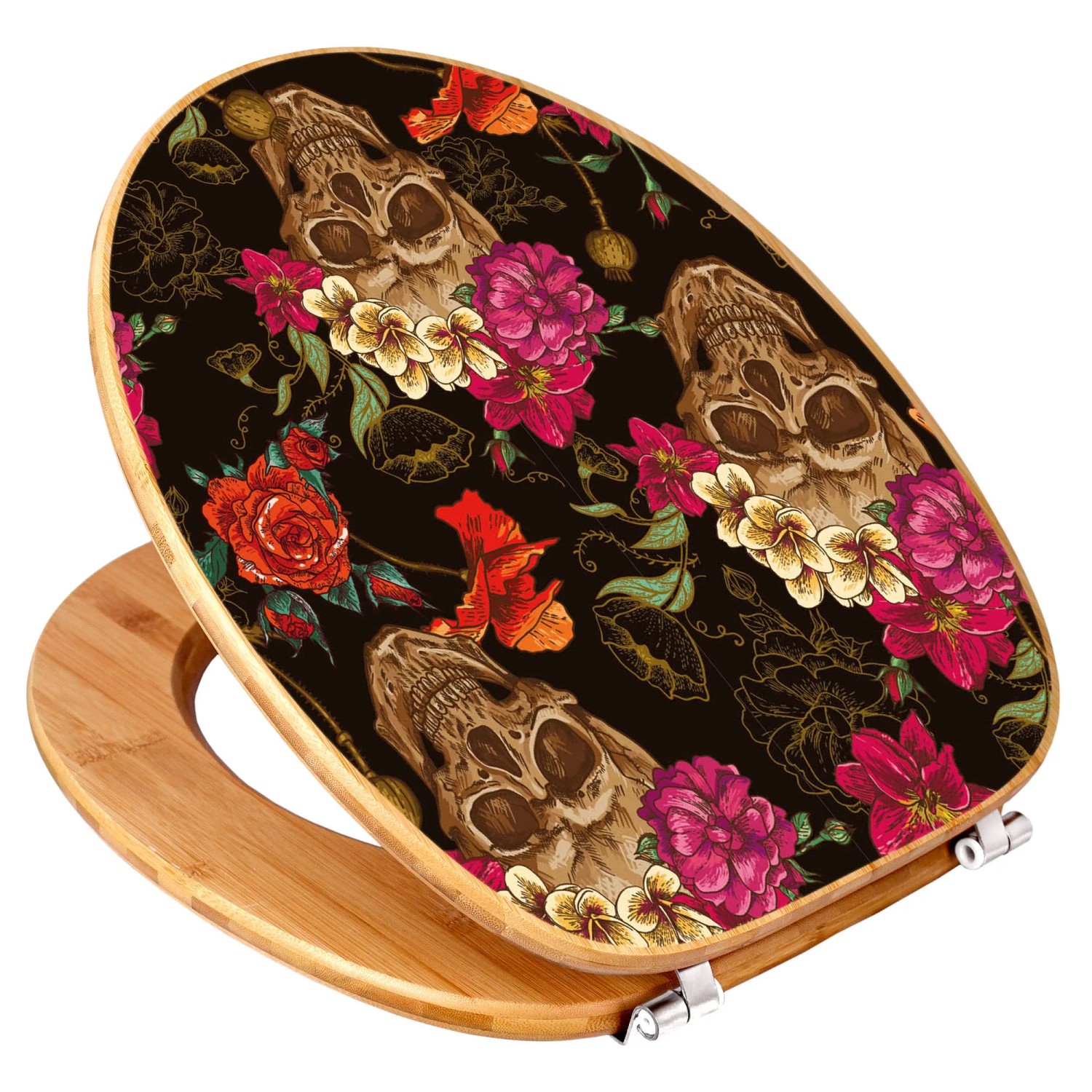 Banjado WC Sitz Los Dias De Muertos Bambus Universal kaufen bei OBI