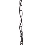 Antik-schwarze Pendelleuchte Matrix 2 von Brilliant, 34 cm Durchmesser, mit Kettenaufhängung.