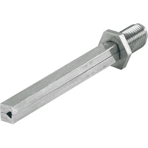 Hoppe FDW Stift, 8x100mm, verzinkter Stahl für Türbeschläge.