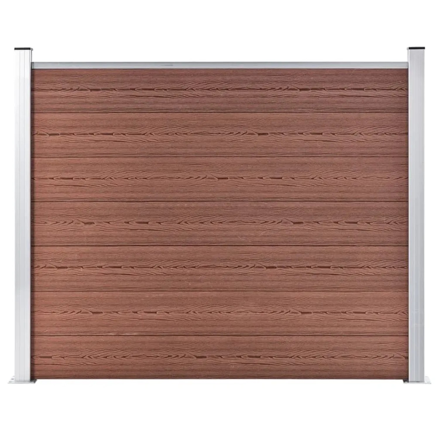 vidaXL Zaunelement WPC 180x146 cm Braun 148980