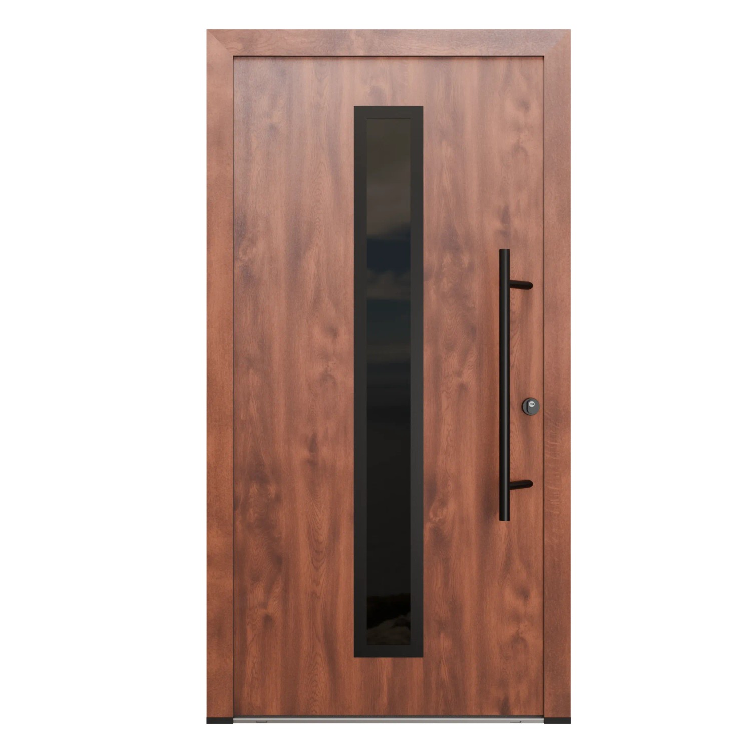 FM Türen AS68 Modell 21 1100 x 2100 Nussbaum Rechts Innen Beschläge Set 13 Glas 09